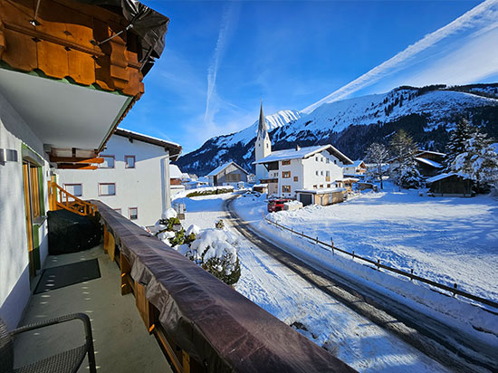 Ferienwohnung Pension Luttinger Bichlbach Winter Mähberg