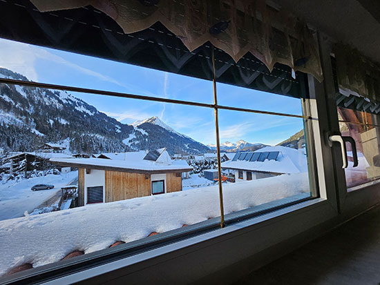 Ferienwohnungen Luttinger Bichlbach Panorama Winter Mähberg