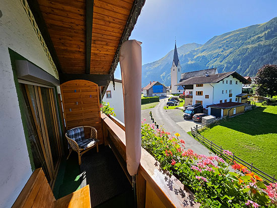 Ferienwohnungen Luttinger Bichlbach Panorama Sommer