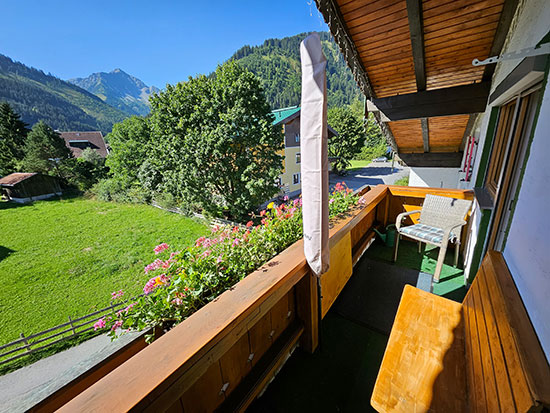 Ferienwohnungen Luttinger Bichlbach Panorama Sommer