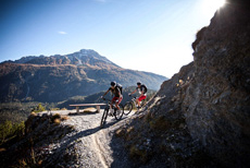 Biken Fahrradfahren in der Zugspitzarena